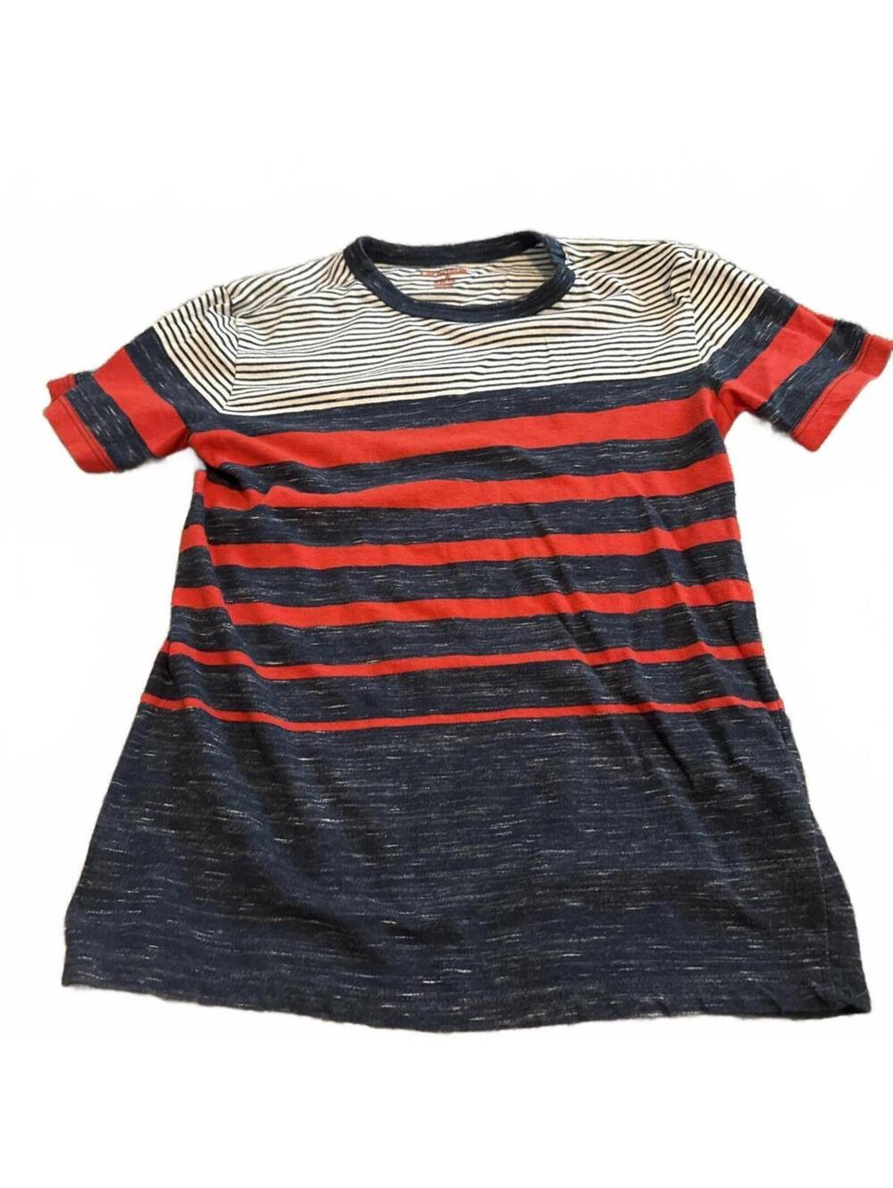 Cat & Jack Boys Shirt Medium Striped Casual